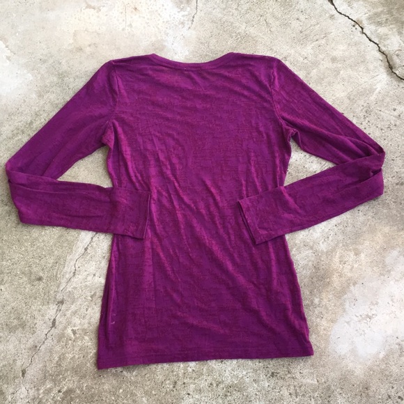 EUC Maurices long sleeve purple top - Picture 6 of 8